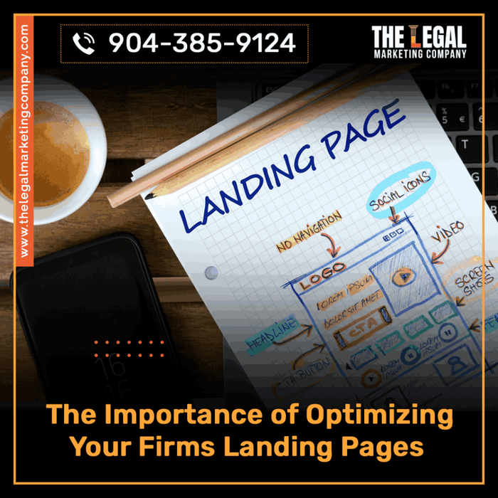 Optimizing law firm landing pages illustration