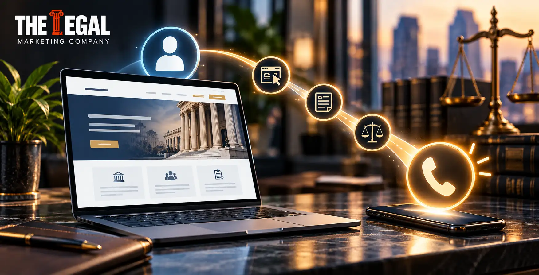 What makes a law firm website turn visitors into calls